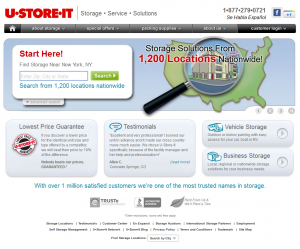 Generic Inexpensive Storage Website Example