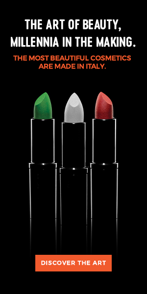 a same banner ad showing three lipsticks